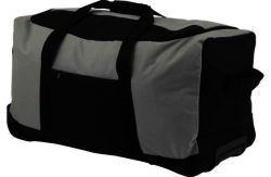 Simple Value Large Wheeled Holdall - Black